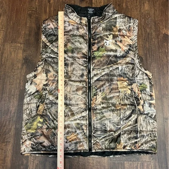 True Timber Camouflage Vest Size Men’s 2XL Color Brown And Green Camouflage - Picture 10 of 10